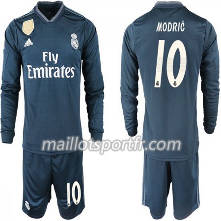 Maillot de Foot Real Madrid MODRIC 10 Enfant Extérieur 2018/19 ML